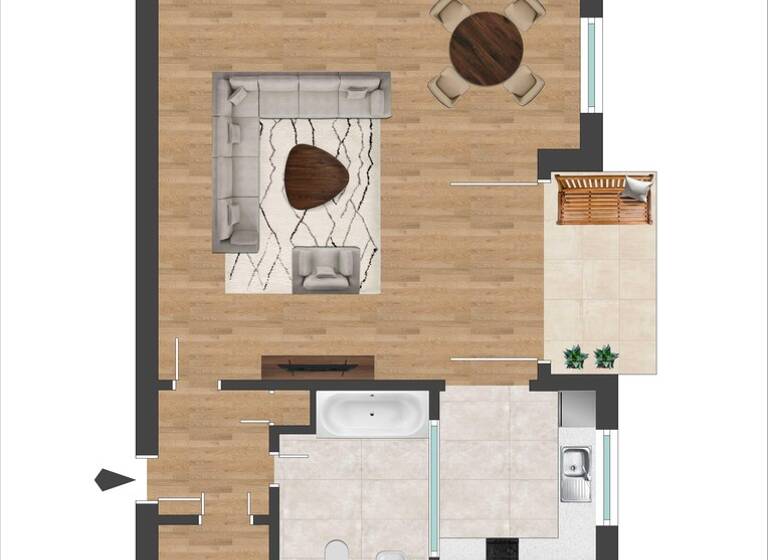 Studio zum Kauf provisionsfrei 130.000 € 1 Zimmer 35,8 m² 1. Geschoss Marienfelder Chaussee 17 Buckow Berlin 12349