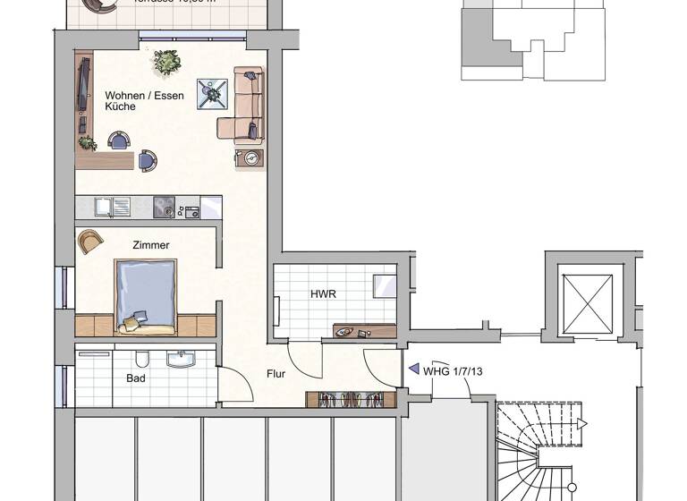 Wohnung zum Kauf provisionsfrei 258.930 € 2 Zimmer 58 m² EG Leeste Weyhe 28844
