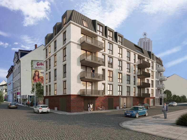 Wohnung zum Kauf provisionsfrei 330.543 € 2 Zimmer 58 m² 2. Geschoss Zentrum-Ost Leipzig 04103