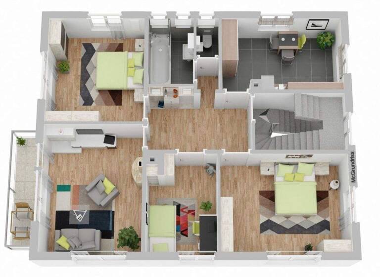 Wohnung zur Miete 930 € 4 Zimmer 88,4 m² 1. Geschoss frei ab 01.05.2026 Rottweil 78628