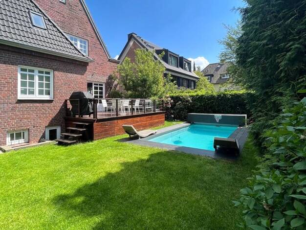 Einfamilienhaus zum Kauf provisionsfrei 2.590.000 € 9 Zimmer 242 m² 550 m² Grundstück Groß Flottbek Hamburg 22607