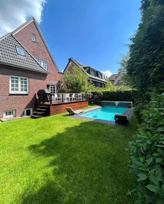 Einfamilienhaus zum Kauf provisionsfrei 2.590.000 € 9 Zimmer 242 m² 550 m² Grundstück Groß Flottbek Hamburg 22607