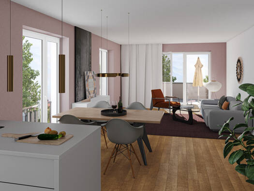 Wohnung zum Kauf - Neubau 678.000 € 4 Zimmer 100,4 m² EG Am Elzufer 25b Kollnau Waldkirch 79183