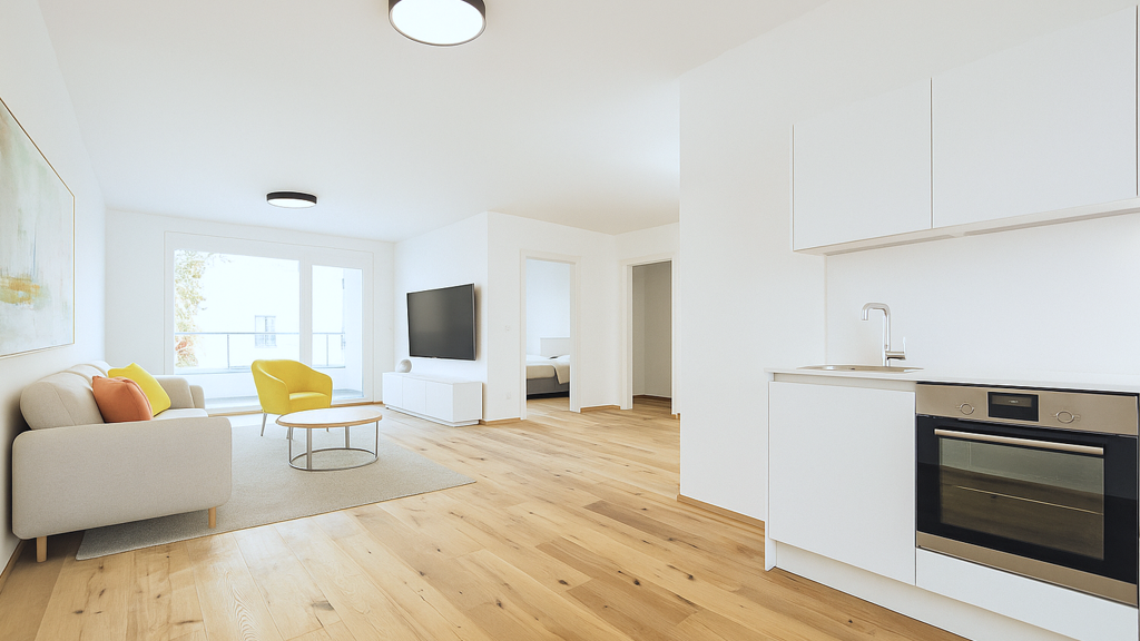 Wohnung zum Kauf - Erstbezug 369.000 € 3 Zimmer 79,4 m² 1. Geschoss Wien 1140