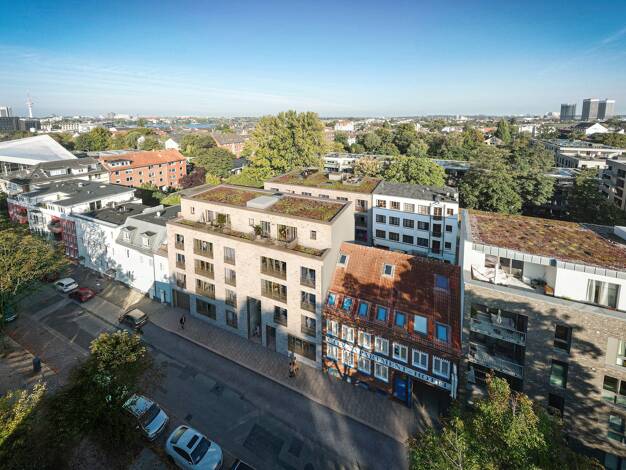 Wohnung zum Kauf - Neubau provisionsfrei 935.000 € 3,5 Zimmer 96,6 m² 2. Geschoss Hohenfelde Nord 22087