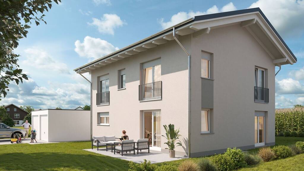 Einfamilienhaus zum Kauf - Erstbezug 1.240.000 € 5 Zimmer 163 m² 482 m² Grundstück Ulmenweg 19 Schloßberg Stephanskirchen 83071