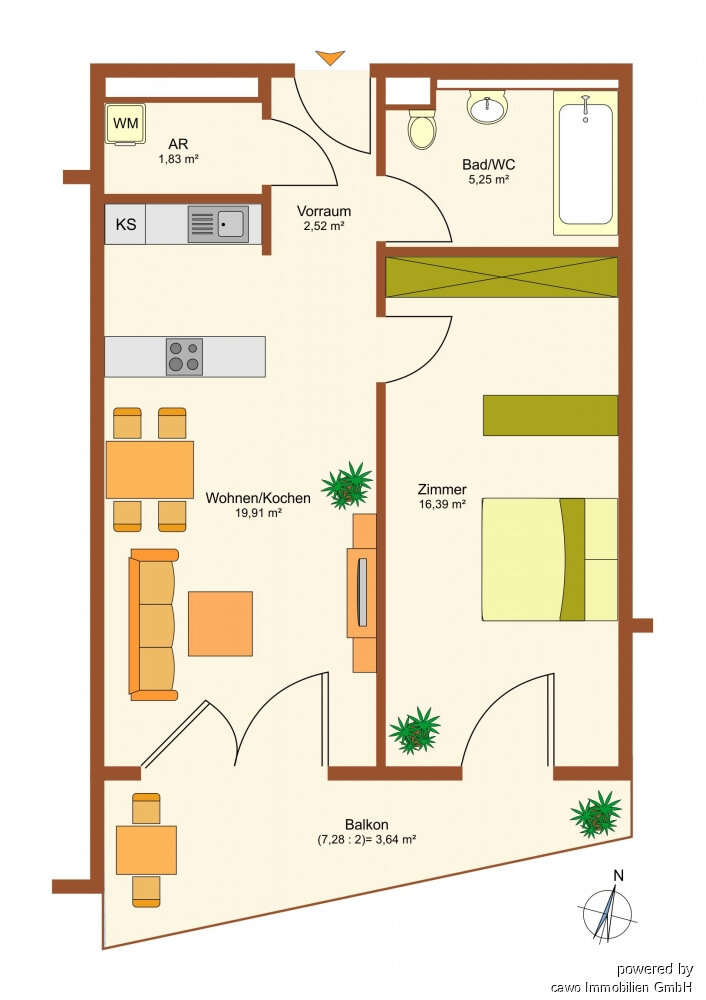 Wohnung zur Miete Wohnen auf Zeit 1.390 € 2 Zimmer 49,6 m²<br/>Wohnfläche ab sofort<br/>Verfügbarkeit Alfred-Kowalke-Straße 20 Friedrichsfelde Berlin 10315