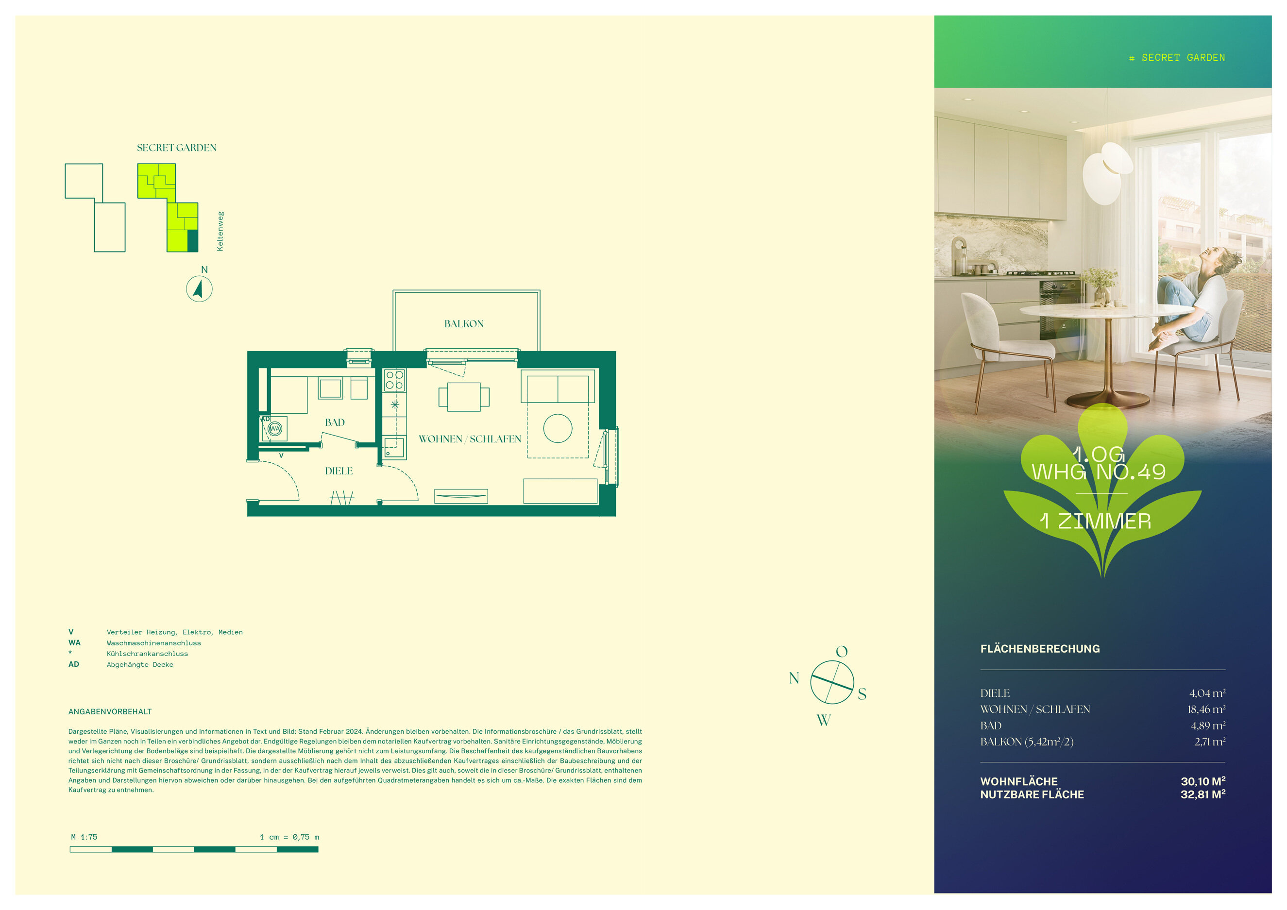 Wohnung zum Kauf provisionsfrei 329.900 € 1 Zimmer 30,1 m²<br/>Wohnfläche 1.<br/>Geschoss Garching Garching bei München 85748