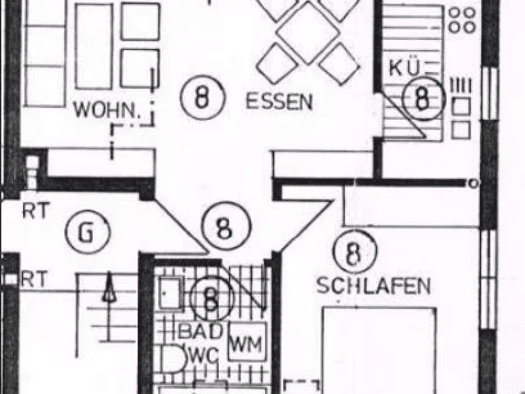 Wohnung zum Kauf 145.000 € 2 Zimmer 49 m² 4. Geschoss Gaildorf Gaildorf 74405