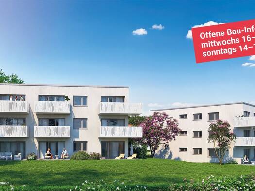 Wohnung zum Kauf - Neubau provisionsfrei 279.500 € 2,5 Zimmer 51,8 m² 1. Geschoss Eppingen Eppingen 75031
