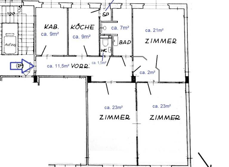 Büro zur Miete 2.687 € 4,5 Zimmer Wien 1010