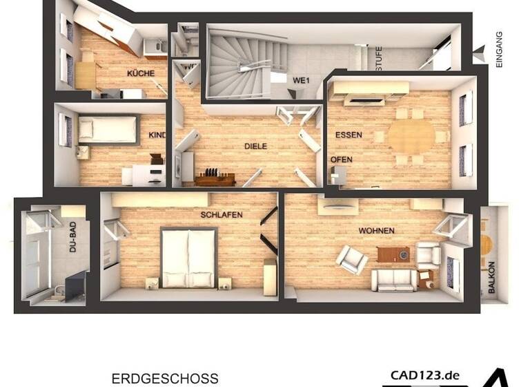 Wohnung zum Kauf provisionsfrei 465.000 € 4 Zimmer 93,5 m² St. Jürgen Lübeck 23564