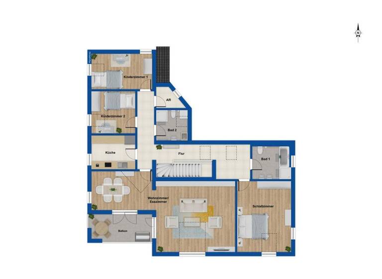 Wohnung zum Kauf 229.000 € 5 Zimmer 119,6 m² Schramberg 78713