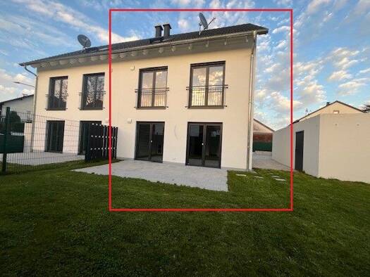 Doppelhaushälfte zum Kauf - Erstbezug provisionsfrei 695.000 € 7 Zimmer 158 m² 318 m² Grundstück frei ab sofort Bucher Straße 15 b Haunwang Eching 84174