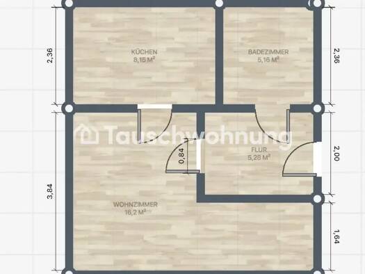 Wohnung zur Miete Tauschwohnung 184 € 1 Zimmer 31 m² 2. Geschoss Laim München 80689