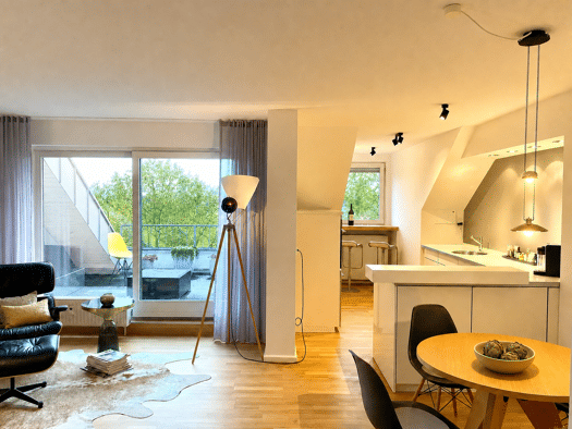 Terrassenwohnung zur Miete 1.050 € 2 Zimmer 72 m² Geschoss 3/4 frei ab 15.10.2026 Saalfelder Straße 12 Ronhof Fürth 90765
