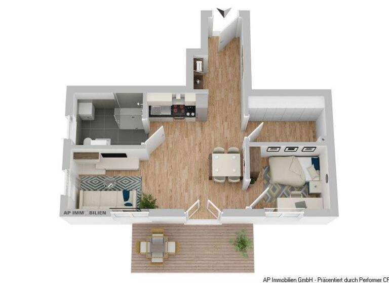 Wohnung zur Miete 850 € 2 Zimmer 57 m² Harxheim 55296