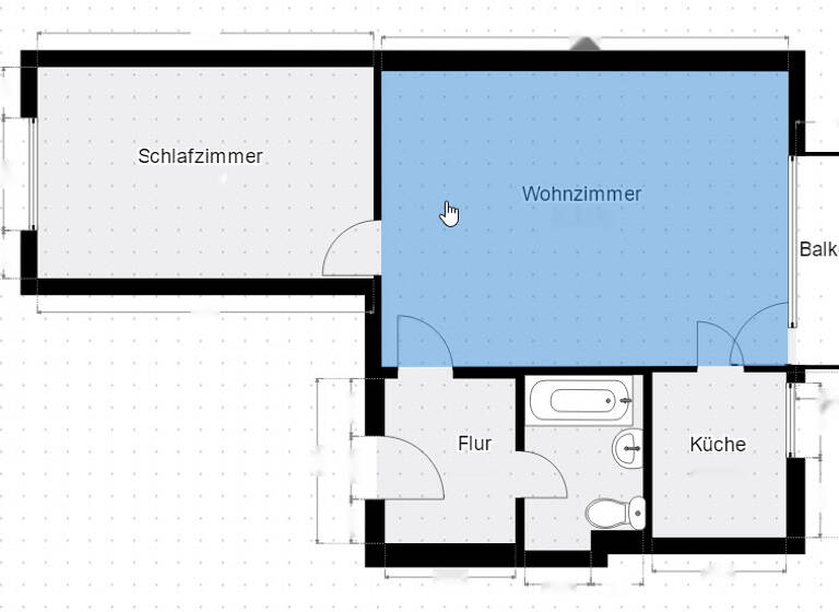 Wohnung zur Miete 681 € 2 Zimmer 57 m² 6. Geschoss frei ab sofort Steinbühler Str. 34 Tafelhof Nürnberg 90443