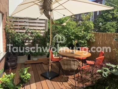 Terrassenwohnung zur Miete Tauschwohnung 1.050 € 2 Zimmer 55 m² 1. Geschoss Winterhude Hamburg 22301