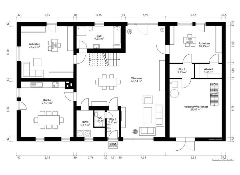 Haus zum Kauf 483.000 € 6 Zimmer 241 m² 2.517 m² Grundstück Jeetzel Lüchow 29439
