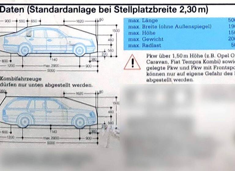 Tiefgarage zur Miete 59 € Altenberger Platz 5 Tolkewitz/Seidnitz-Nord Dresden 01277
