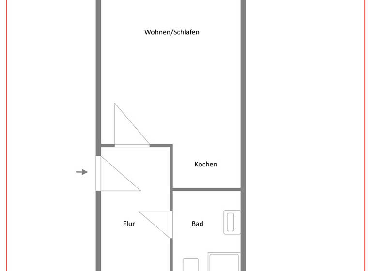 Studio zum Kauf 52.000 € 1 Zimmer 21 m² 2. Geschoss Innenstadt Hof 95028