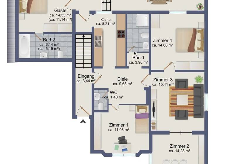 Mehrfamilienhaus zum Kauf 795.000 € 9 Zimmer 219,7 m² 894 m² Grundstück Rahlstedt Hamburg / Rahlstedt 22143