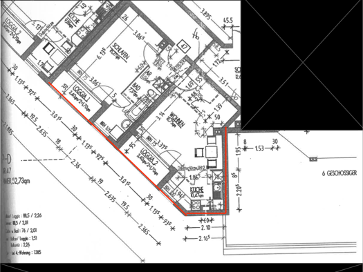 Wohnung zur Miete 850 € 2 Zimmer 53 m² Geschoss 7/8 frei ab sofort Westend Berlin 14050