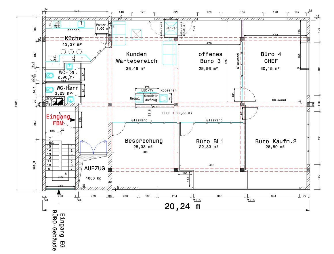 Bürofläche zur Miete provisionsfrei 14 € 217 m²<br/>Bürofläche Preungesheim Frankfurt am Main 60433