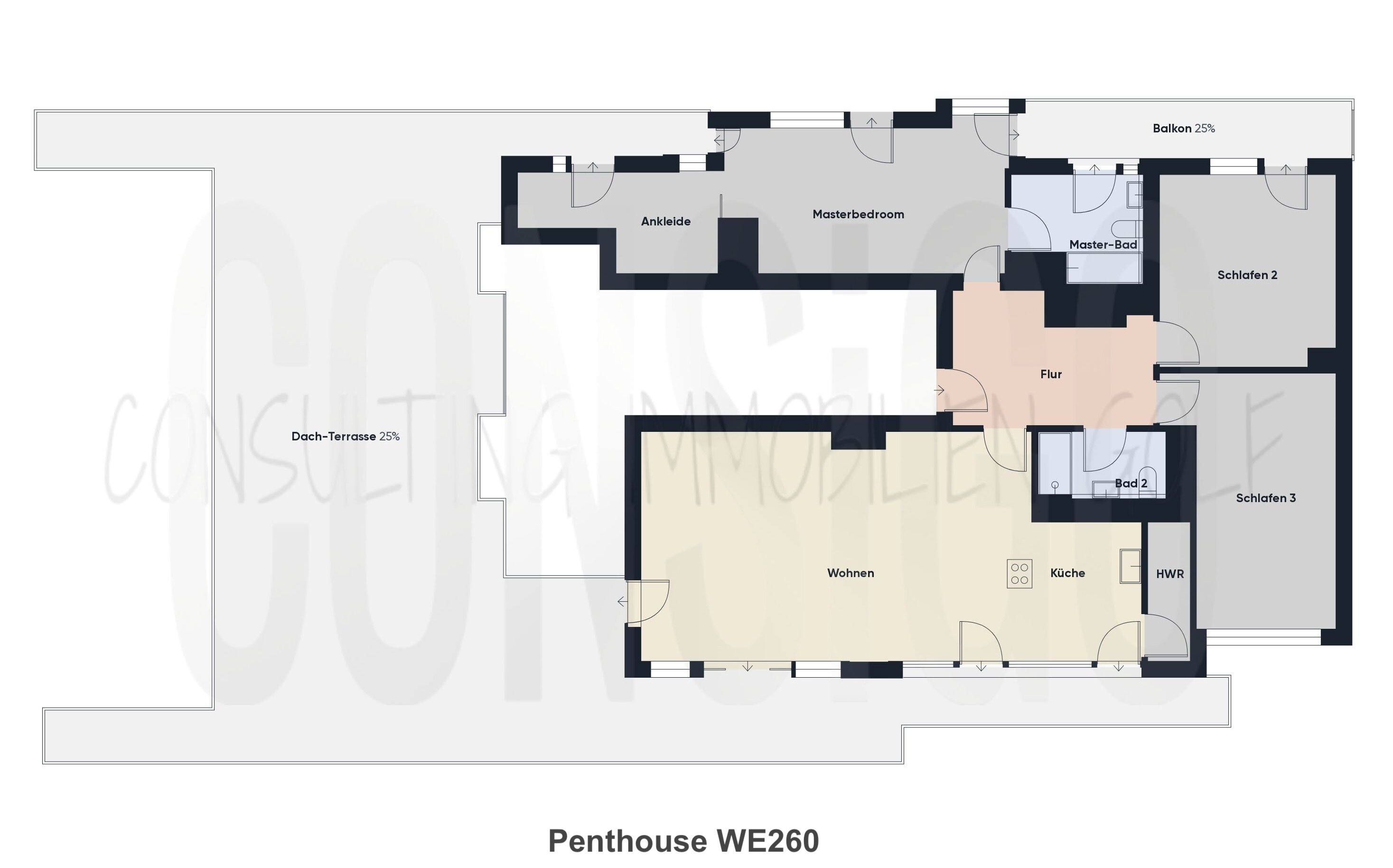 Penthouse zum Kauf 1.730.000 € 5 Zimmer 164,2 m²<br/>Wohnfläche 7.<br/>Geschoss Mitte Berlin 10115