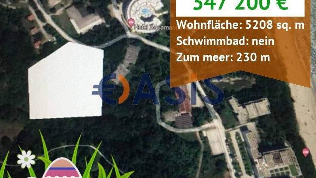 Grundstück zum Kauf provisionsfrei 347.200 € Obzor 8250