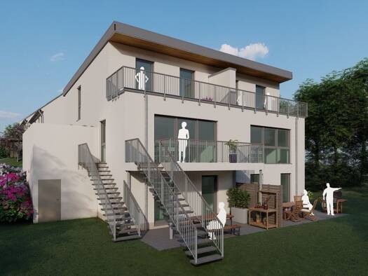 Doppelhaushälfte zum Kauf - Erstbezug provisionsfrei 565.000 € 4 Zimmer 150,2 m² 272 m² Grundstück Rüggeberger Straße Homberge Ennepetal 58256