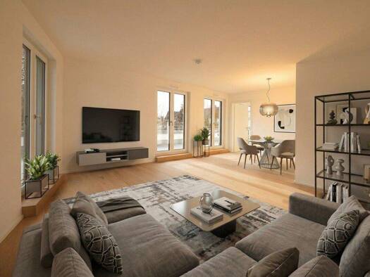 Penthouse zur Miete - Erstbezug 2.065 € 3 Zimmer 94,7 m² 2. Geschoss Fußbergstraße 8 Gauting 82131