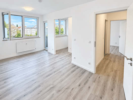 Wohnung zur Miete 729 € 2 Zimmer 47 m² 4. Geschoss frei ab sofort Zerzabelshof Nürnberg 90480