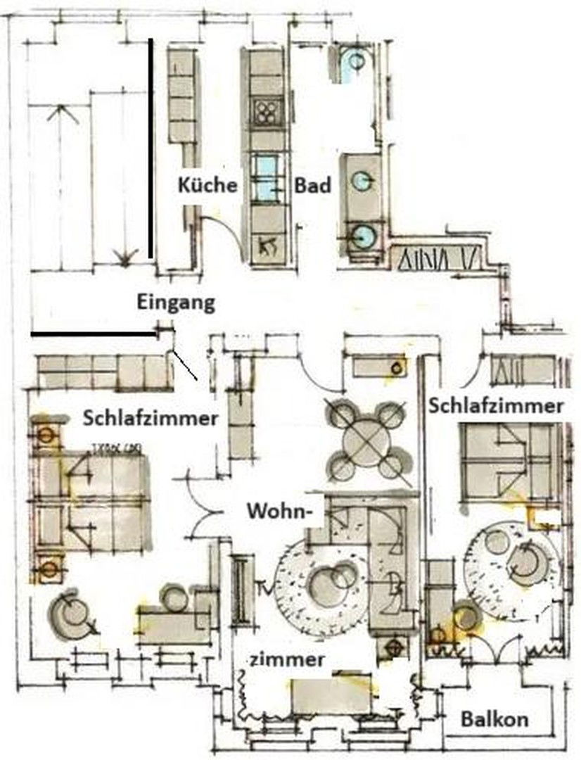 Wohnung zur Miete 2.190 € 3 Zimmer 98 m²<br/>Wohnfläche 2.<br/>Geschoss Johann-Sigismund-Str. 6 Halensee Berlin 10711