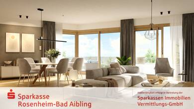 Wohnung zum Kauf provisionsfrei 604.000 € 2 Zimmer 62,8 m² Dachgeschoss, 3. Geschoss West Rosenheim 83022