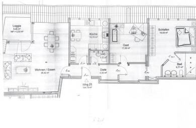 Penthouse zur Versteigerung 291.000 € 3 Zimmer 104,1 m² Dachgeschoss, 2. Geschoss Wiesenstrasse Bad Sassendorf Bad Sassendorf 59505