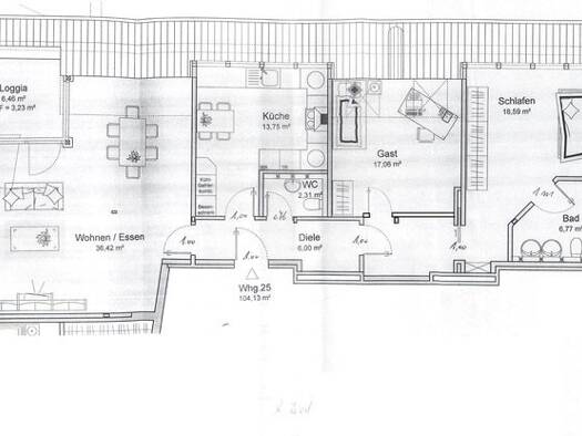 Penthouse zur Versteigerung 291.000 € 3 Zimmer 104,1 m² 2. Geschoss Wiesenstraße Bad Sassendorf Bad Sassendorf 59505