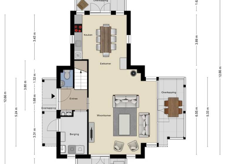 Einfamilienhaus zum Kauf provisionsfrei 442.500 € 5 Zimmer 150 m² 366 m² Grundstück Nieuwe Zeedijk 1 Hellevoetsluis 3221LZ