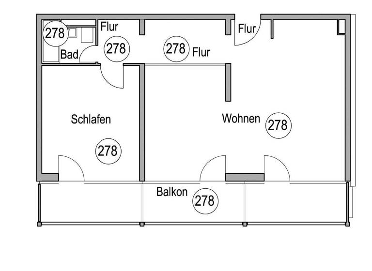 Wohnung zum Kauf 774.000 € 2 Zimmer 79,6 m² 8. Geschoss Leopoldstraße 206 Schwabing-Freimann München 80804