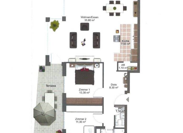 Wohnung zum Kauf 620.000 € 3,5 Zimmer 94 m² 1. Geschoss Überlingen 88662