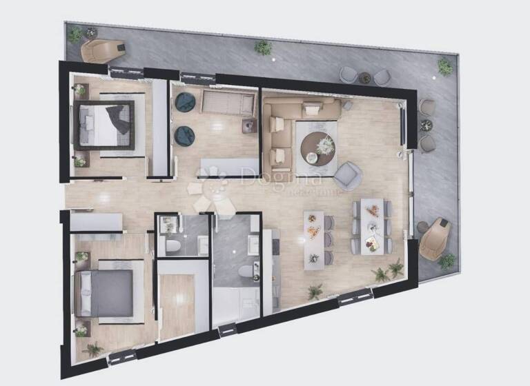 Wohnung zum Kauf 325.000 € 4 Zimmer 95 m² Kastela