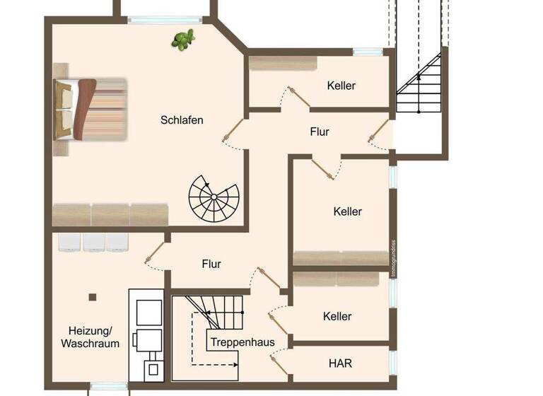 Maisonette zur Miete 1.000 € 2 Zimmer 96 m² EG Bergheim Troisdorf / Bergheim 53844