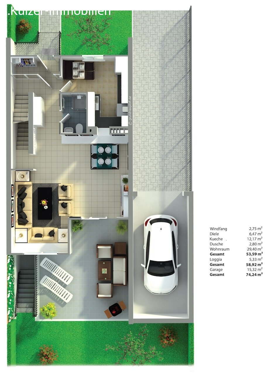 Doppelhaushälfte zum Kauf 495.000 € 5 Zimmer 121 m²<br/>Wohnfläche 231 m²<br/>Grundstück Warmbach Rheinfelden (Baden)Rheinfelden 79618