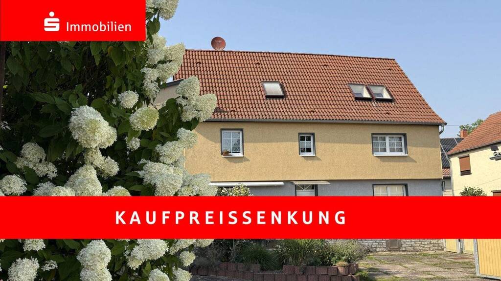 Immobilie in Hörsel - Charmantes Einfamilienhaus mit zwei Wohneinheiten und wunderschönem Garten - Bild 0