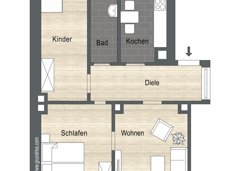Wohnung zur Miete 959 € 3 Zimmer 66 m² 3. Geschoss frei ab 01.06.2026 Untere Eichstädtstraße 13 Stötteritz Leipzig 04299