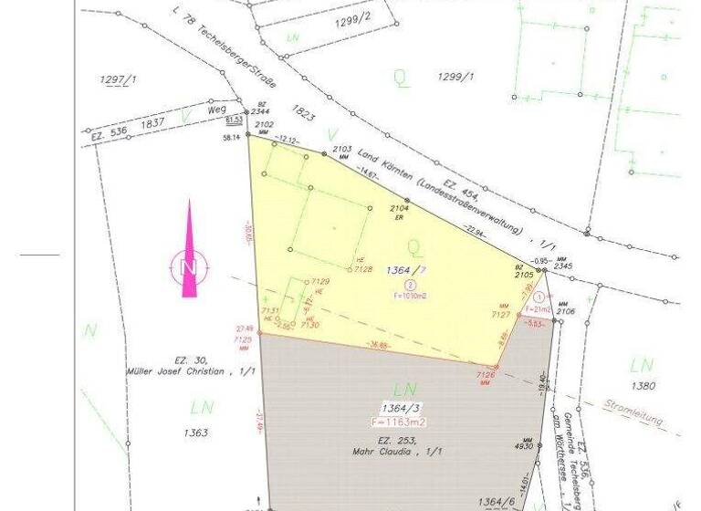 Grundstück zum Kauf 295.000 € 1.163 m² Grundstück Techelsberg am Wörther See 9212