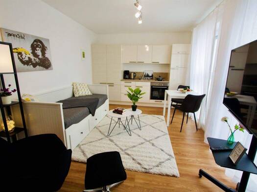 Studio zur Miete Wohnen auf Zeit 1.470 € 1 Zimmer 28 m² frei ab sofort Zeisselstrasse 0 Nordend-West Frankfurt am Main 60318