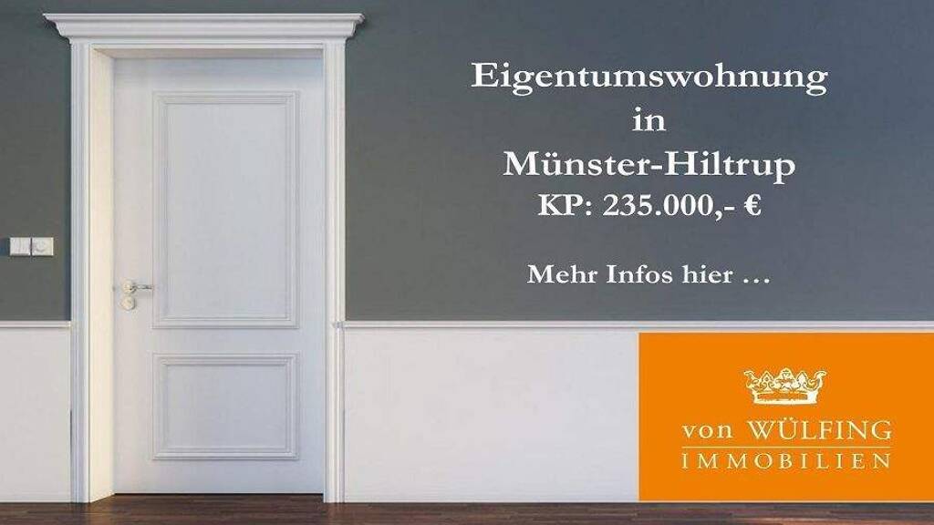 Wohnung zum Kauf 215.000 € 2 Zimmer 64 m² 2. Geschoss Hiltrup Münster, Westfalen 48165