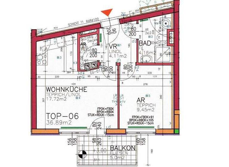 Wohnung zur Miete 557 € 36,9 m² Kirchengasse 3/6 Pulkau 3741